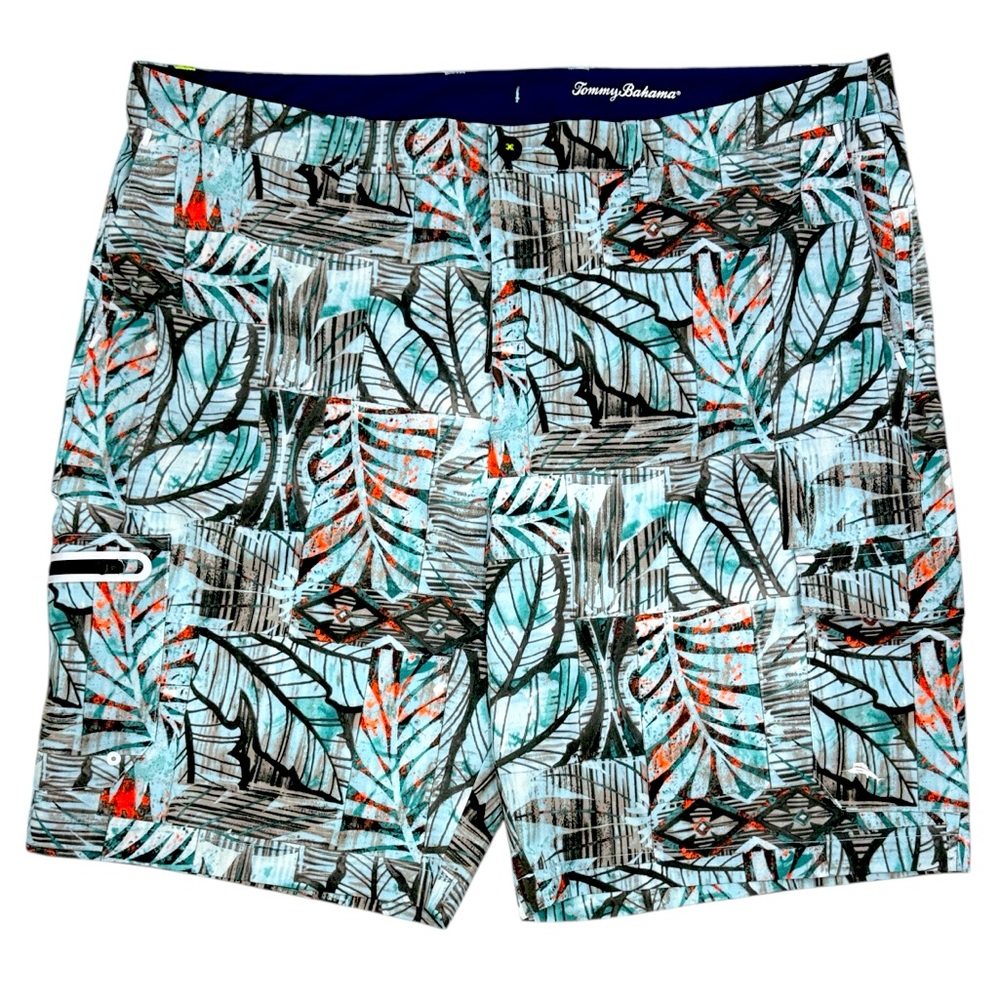 Tommy Bahama Cayman Isles Bermuda Betik 10 Hybrid Swim Shorts Size 44